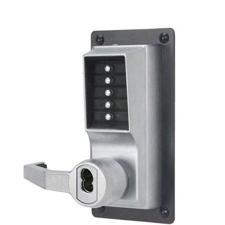 KABA kaba: Exit Trim Lock with Lever, With Key Override, SFIC, LH KABA-LLP1020B26D41